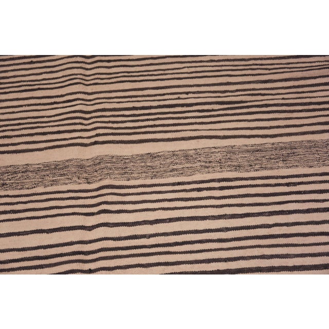 Nazmiyal Collection Large Tribal Geometric Modern Kilim Rug For Sale - Image 4 of 7