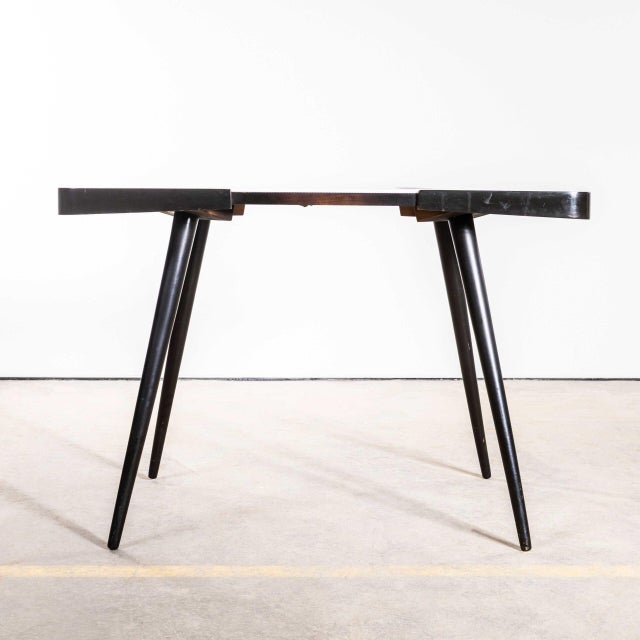 1950s White Opaxit Glass Occasional Table from Jiri Jiroutek, Czech, 1950s For Sale - Image 5 of 7