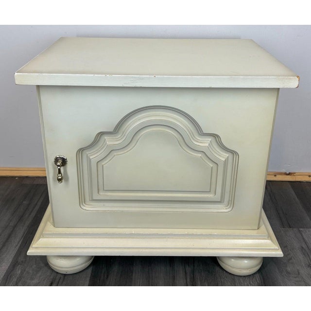 Measurements---- Height:48cm Width:52cm Depth 36 cm Bedside tables in average condition