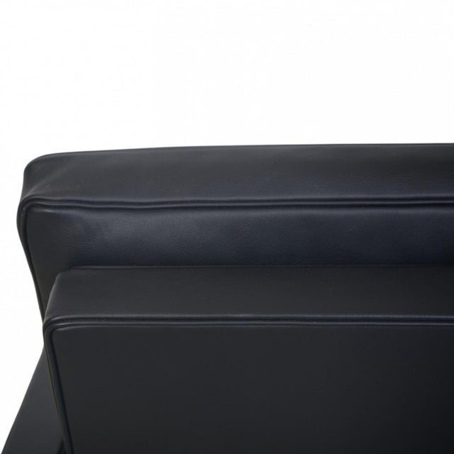 PK31/1 Chair in Black Aniline Leather by Poul Kjærholm, 1970s For Sale - Image 11 of 18