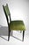 Ico Parisi Style – Set of 6 Ebonized Wood Chairs With Green Upholstery For Sale - Image 15 of 18