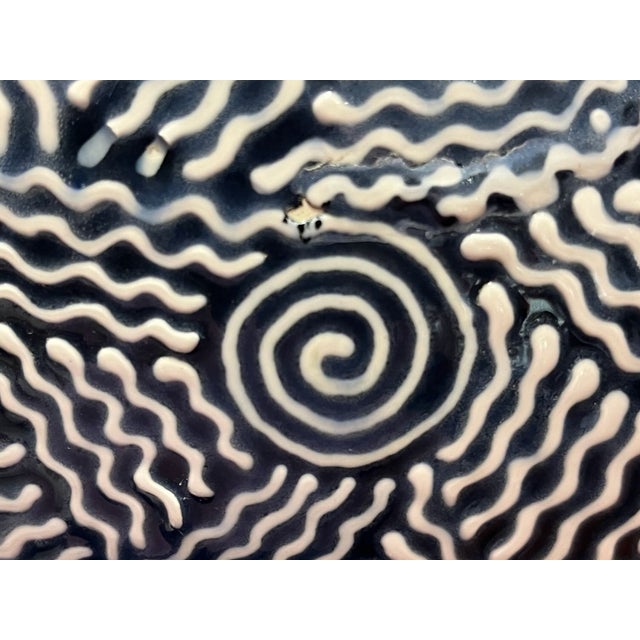 1980s Patrick Dougherty Monumental Pitcher Clayworks Belleville, Kentucky 22" Tall For Sale - Image 11 of 12