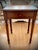 1850s American Primitive Honey Wood Accent Table With Sheraton Legs For Sale - Image 4 of 8
