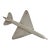 Vintage Wooden Folk Art Airplane For Sale