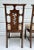 Set of 5 Asian Carved Wood Dining Chairs For Sale - Image 10 of 12