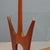 Vintage Magazine Rack in Curved Wood and Glass, 1950s For Sale - Image 3 of 8