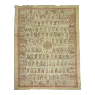 Vintage Zabihi Collection Turkish Anatolian Room Size Rug - 8'9" x 12'11" For Sale
