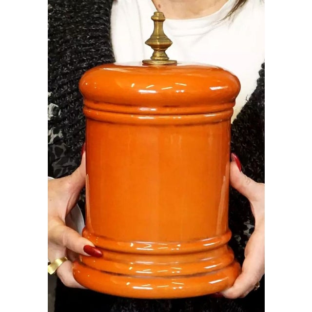 1930s Art Deco Ceramic Potiche Vase by Ugo Zaccagnini, Italy, 1930s For Sale - Image 5 of 18