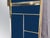 Contemporary Wall Mirror with Dotted Brass and Blue Murano Glass from Justfurnituress SRL For Sale - Image 3 of 5