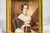 Victorian Refined Antique 19th Century Metal Framed Portrait Miniature Painting Woman For Sale - Image 3 of 16