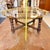 Baker Attributed Regency-Style Coffee Table Features a Distinctive Scalloped Brass Tray Top and a Barley Twist Oak Base For Sale - Image 12 of 12