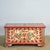 Folk Art Bridal Chest, 1950 For Sale - Image 3 of 16