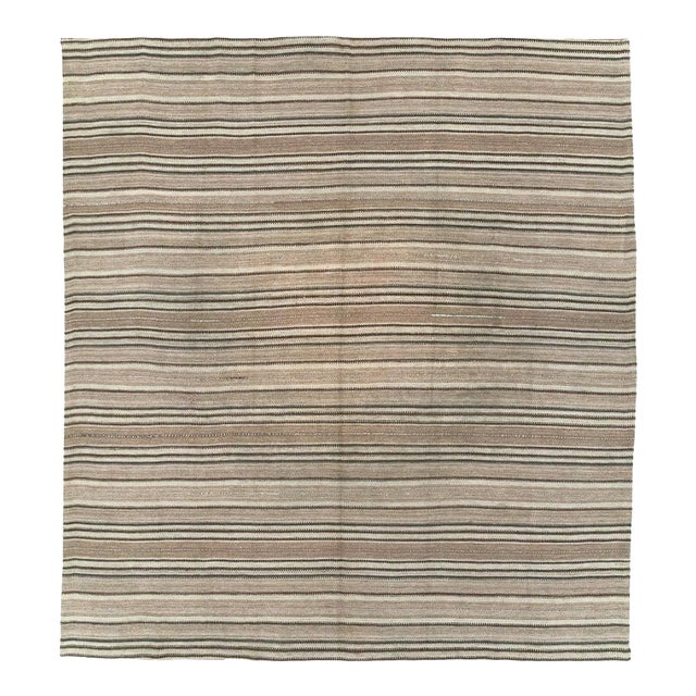 Galerie Shabab Collection Mid-20th Century Turkish Flatweave Kilim Carpet For Sale