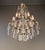 1900 - 1909 Antique French Napoleon III Brass Crystal Chandelier Gothic Style 6 Lights For Sale - Image 5 of 10