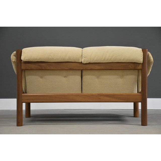 1960s Danish Modern Teak Loveseat Sofa by Domino Mobler For Sale In Boston - Image 6 of 9