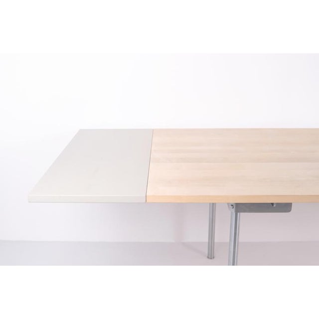 Model CH318 in Beech Dining Table with Extension Leaves by Hans J. Wegner for Tranekær Furniture, 2002 For Sale - Image 13 of 18