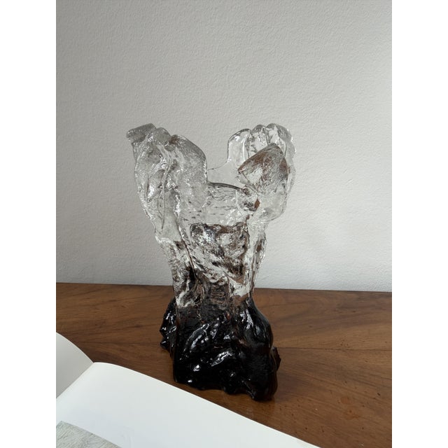Glass Kasvimaalla Vase by Pertti Santalahti for Humppila, Finland, 1980s For Sale - Image 6 of 18