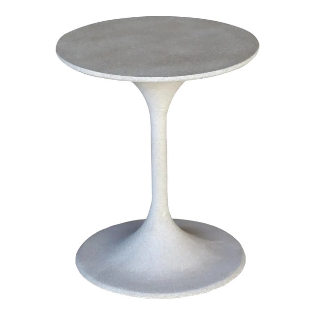 Cast Resin 'Spindle' Table, Aged Stone Finish by Zachary A. Design ...