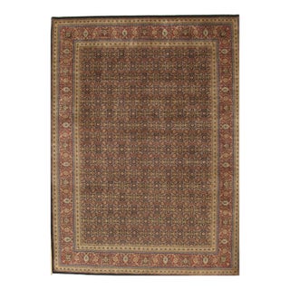 Pasargad Home Baku Navy Wool Area Rug- 5'11" X 6' 2" For Sale