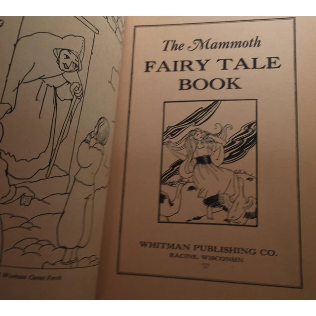 Traditional The Mammoth Fairy Tale Book 1929 Whitman Scarce For Sale - Image 3 of 9
