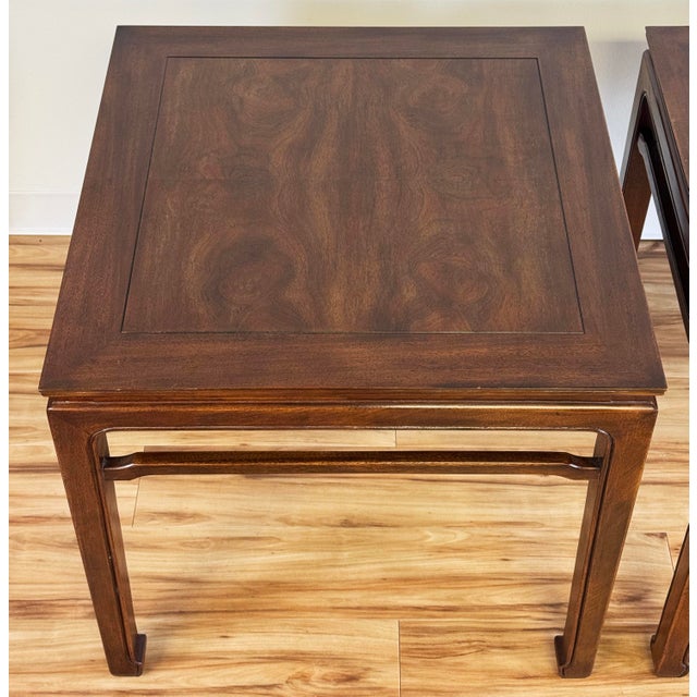 Vintage MCM Henredon Ming Style Side Table Pair For Sale In Kansas City - Image 6 of 15