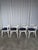 Set of 4 vintage wooden dining chair made in former Yugoslavia in the 1970s. The chair features elegant bentwood...