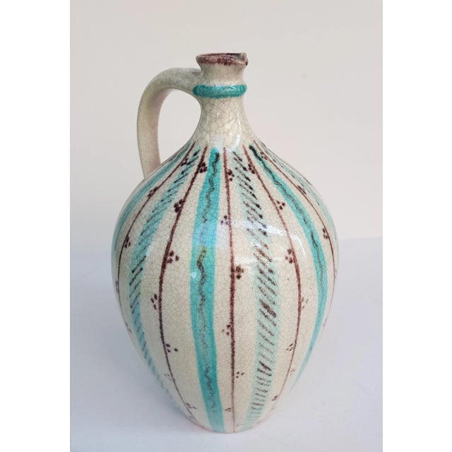 Vintage Ceramic Vase by Wilhelm Kagel, 1960s, in Very Good conditions. Designed 1960 to 1969 This piece has an attribution...