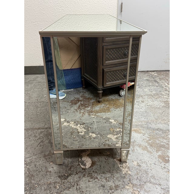 2020s Pottery Barn Park Extra Wide Mirrored Dresser For Sale - Image 5 of 12
