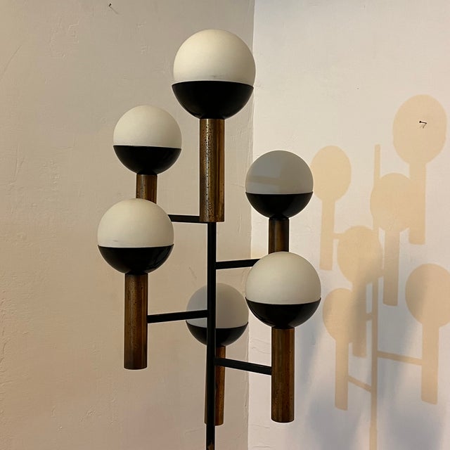 Mid-Century Modern Stilnovo Floor Lamp, Italy, 1950s For Sale - Image 3 of 6