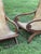 Mid 20th Century Pair of Indonesian Teak & Cane Plantation Chairs - British Colonial/Planter's Style For Sale - Image 6 of 15