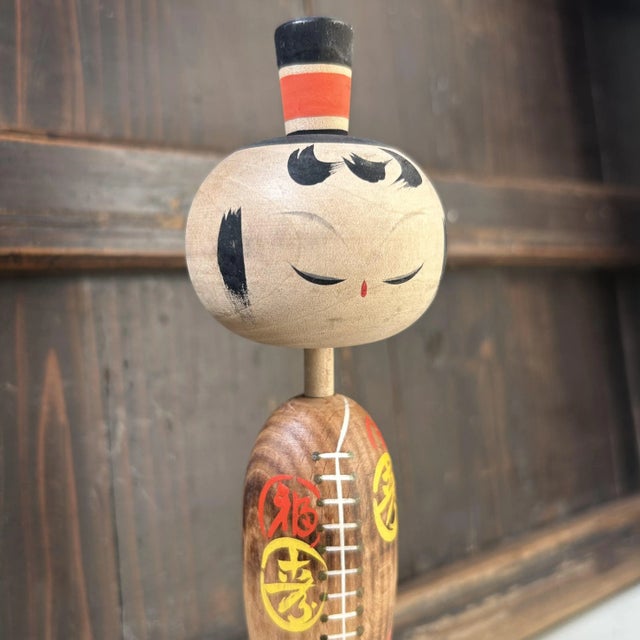 Vintage Japanese Creative Kokeshi Model, 1970s For Sale - Image 6 of 14
