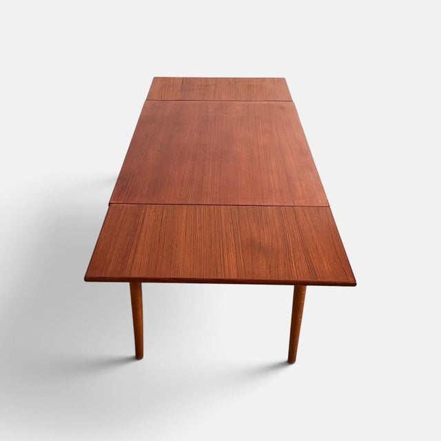 Danish Extendable Teak Dining Table, Denmark, 1960s For Sale - Image 13 of 16