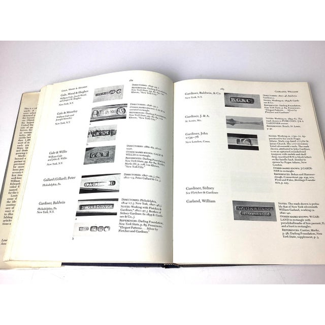 Gray 1980s Marks of American Silversmiths in the Ineson-Bissell Collection Belden, Louise Conway Book For Sale - Image 8 of 9