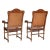 Italian or Spanish Large Walnut Armchairs Circa 19th Century, a Pair For Sale - Image 10 of 11