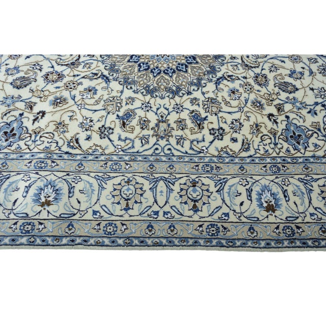 Hand-Knotted Oriental Rug with Silk For Sale - Image 9 of 13