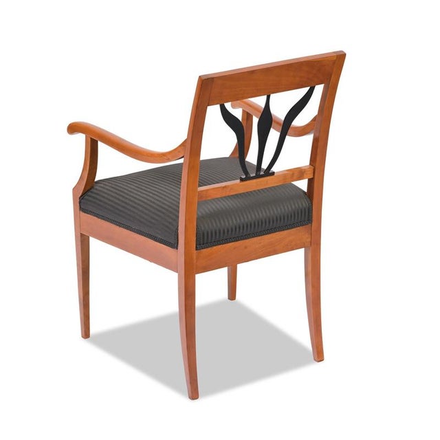 Biedermeier Chairs and Armchairs, Set of 6 For Sale - Image 5 of 13