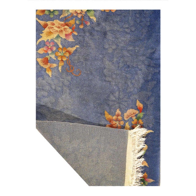 Traditional Pasargad DC Antique Chinese Art Deco Rug For Sale - Image 3 of 3