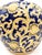 Large Cobalt Blue and Gilt Lidded Ginger Jar, Chinese Porcelain, Late 20th Century - Chinoiserie, Hollywood Regency, Classic Elegance For Sale - Image 12 of 12