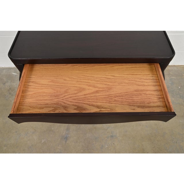 Barbara Barry for Baker Furniture French Regency Dark Mahogany Console or Side Table For Sale - Image 10 of 14