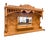 A beautiful Eastlake Era wall mirror with shelf.