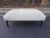 Wood Late 20th Century Traditional Style Ottoman With Turned Legs Newly Upholstered in Pollack For Sale - Image 7 of 8