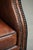 Sheepskin Wing Armchair with Black Piping For Sale - Image 11 of 18