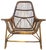Wicker Jungle Armchair attributed to George Coslins for Gervasoni, 1950s For Sale