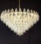 Handmade Crystal Polyhedron Glass Chandelier, 1962 For Sale - Image 4 of 12