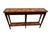 Console table with brass trim and Parquet work which is Wonderfully done. Great quality accent piece to add beauty to your...