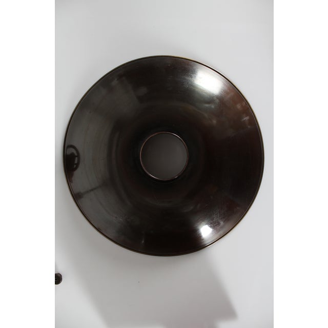 Brown Art Deco Patinated Brass and Copper PH 3½/2 Table Lamp by Poul Henningsen for Louis Poulsen, 1930s For Sale - Image 8 of 11