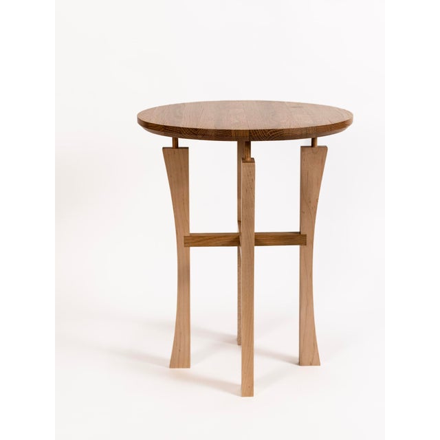 Mid-Century Modern New Build Floating Top End Table/Accent Table For Sale - Image 6 of 6