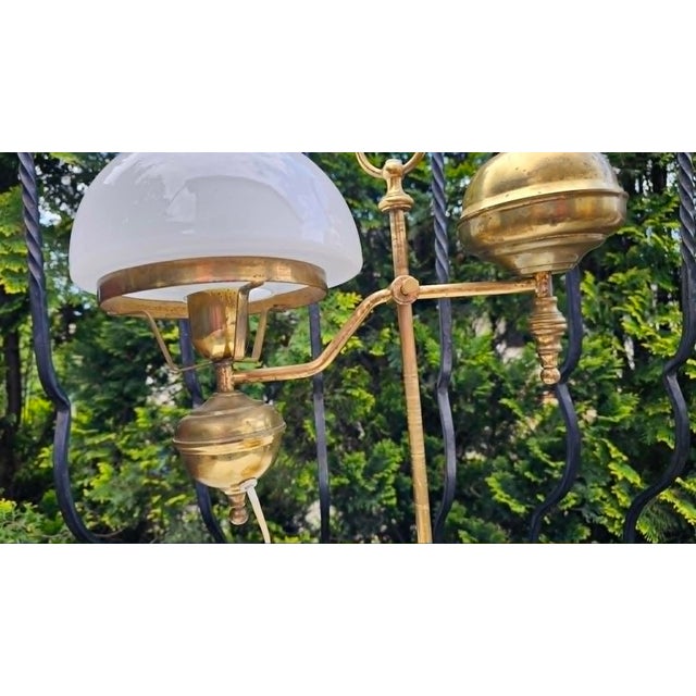 1950s Brass Desk Lamp, Denmark, 1950s For Sale - Image 5 of 10