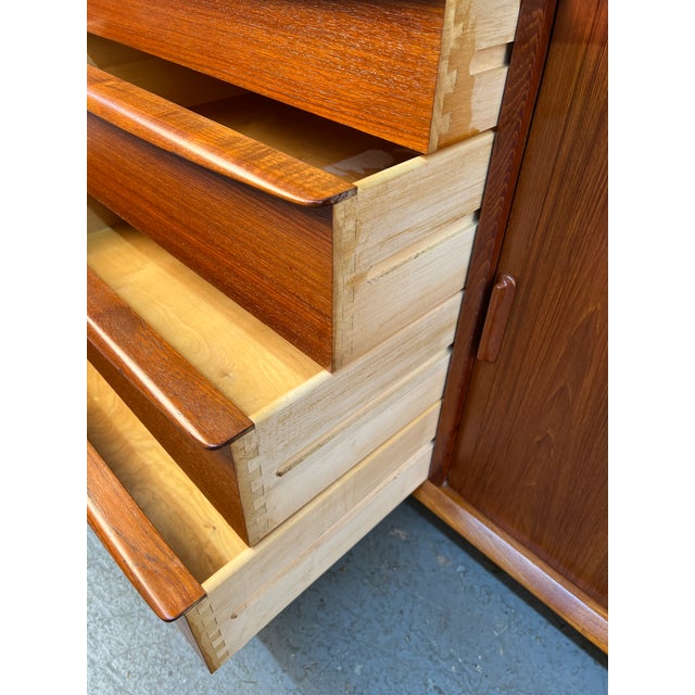 Vintage Mid-Century Teak Credenza by Falster Møbelfabrik For Sale - Image 13 of 16