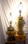 1970s Chapman Manufacturing Vintage Leather and Brass Table Lamps & Lamp Shade - a Pair For Sale - Image 10 of 13